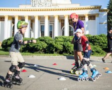 літо на вднг, ролики ,діти