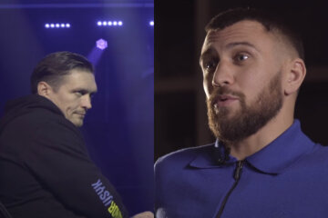 Усик раптово набрав вагу і засмучений заявився до Ломаченка, відео: "Не сип мені сіль на рану"