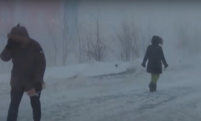 снег, погода