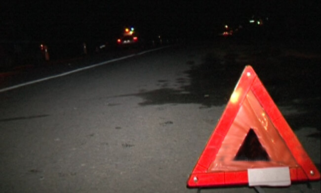 Видеорегистратор снял ДТП с патрульными в Киеве (видео)