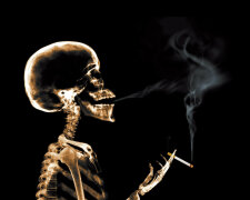 курение, скелет