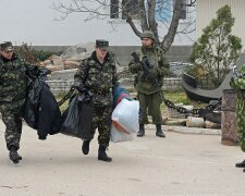 украинские военные, Крым