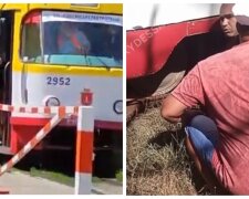 Мужчина оказался под трамваем в Одессе, кадры несчастья: "Косил газон"