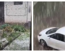 "Крижаний дощ" обрушився на Україну, деякі міста залишилися без світла: відео