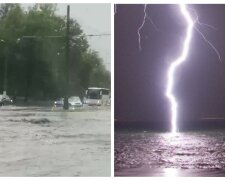 Потужна злива обрушилася на Одесу, вулиці "потопають" у воді: відео наслідків