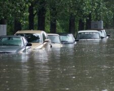 Машины, затопило, Кириловка