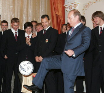 Владимир Путин, Путин с мячом