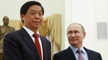 Ли Чжаньшу и Владимир Путин