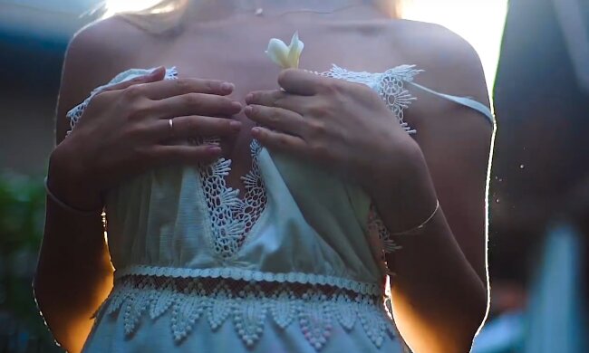 девушка, женщина, грудь