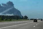 Новый ракетный удар: под Киевом черный дым и много огня