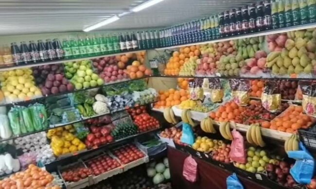 фрукти, магазин