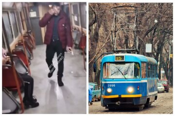 Неизвестные атаковали трамвай в центре Одессы, пострадал человек: видео