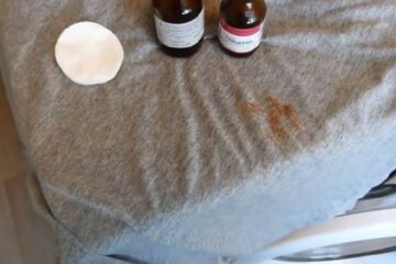 пятна от шоколада