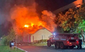 Потужна пожежа охопила кафе, в небо піднялися стовпи диму і язики полум'я: кадри НП на Одещині