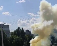 В Харькове прямо из-под земли вырвался столб огня, видео: "Горит земля!"