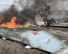 российский самолет сбитый