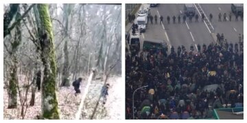 В сети показали "прорыв" налегалов через украинскую границу: в полиции опровергают