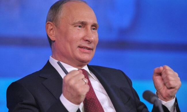 путин довольный