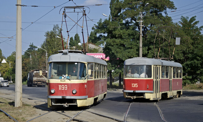 трамвай, Днепр
