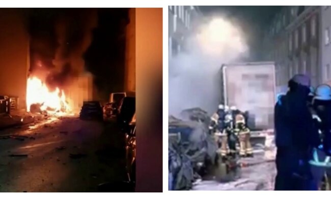 П'яний далекобійник влаштував ДТП на мільйони євро, кадри: "розбив 33 авто і спалив будинок"