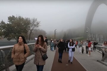 киев, украинцы, осень