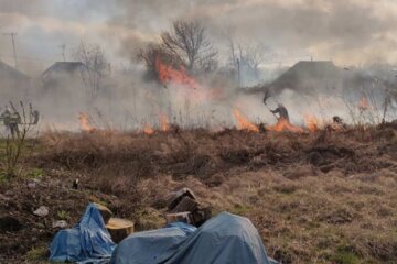 "Своїми силами загасити неможливо": масштабна пожежа охопила район в Дніпрі, фото НП