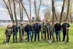 В Печерском районе Киева высадили 27 дубов Шевченко