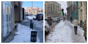 Харків'яни скаржаться на "місиво" зі снігу та бруду на вулицях: кадри з центру міста