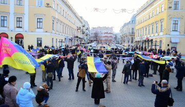 День соборности Украины в Одессе