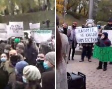"Не кидайте нам кістки!": хвиля протестів сколихнула Україну, під Кабміном найгарячіше