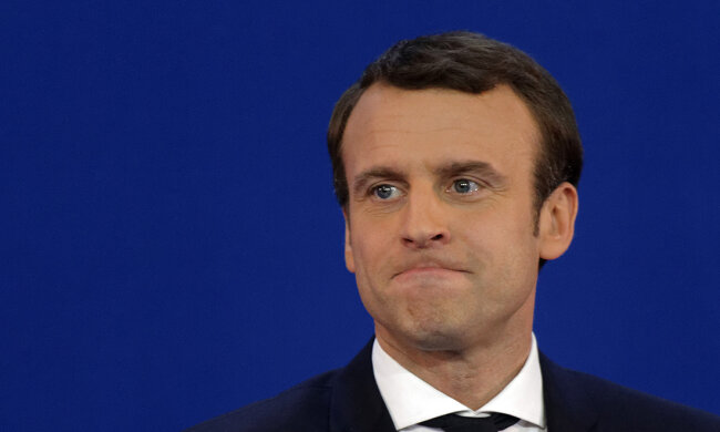 Presidential Candidate Emmanuel Macron Hosts A Meeting At Parc Des Expositions In Paris