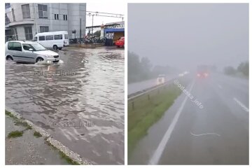 Зливи накрили Одеську область, вулиці опинилися під водою: кадри негоди