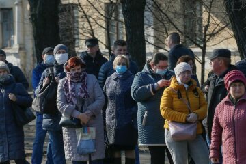 карантин, люди, маски