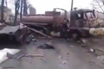 Польські добровольці похвалилися знищеною технікою РФ, відео: "Російське гувно"