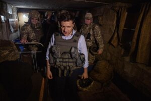 владимир зеленский на донбассе