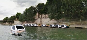 По реке в Париже будут ходить пассажирские пузыри (фото)