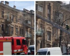 Смертельна пожежа в центрі Одеси: перші подробиці і кадри НП