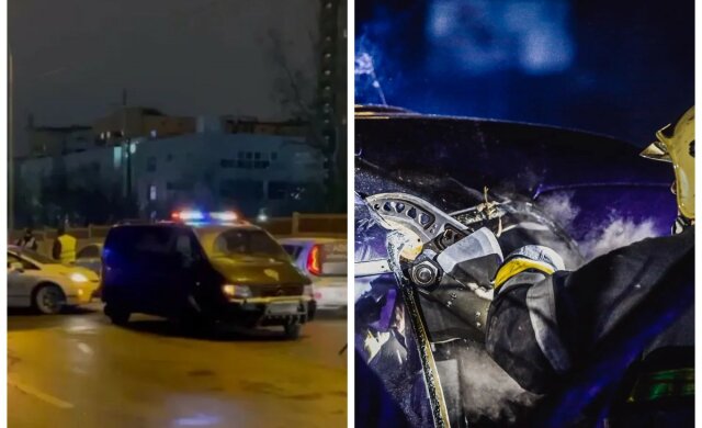 В Киеве на скользкой дороге произошло массовое ДТП: видео и что известно о пострадавших