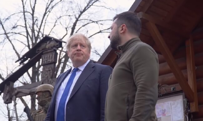 Борис Джонсон, Зеленський
