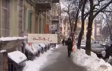 зима, снег, оттепель