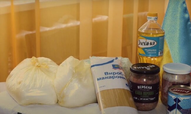 Безкоштовні продукти для ВПО та пенсіонерів у Запорізькій області