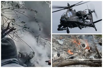 Разбился военный вертолет с главой штаба обороны, много жертв и пострадавших: кадры с места крушения