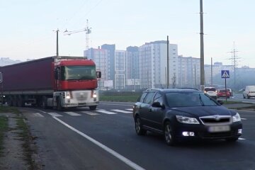 Ограничение движения транспорта в Киеве