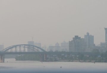 Київ, Україна, забруднення повітря, смог