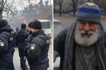 Старий на "Жигулях" прославився після своїх "заробітків, у Києві, фото: "вже прийняла поліція"