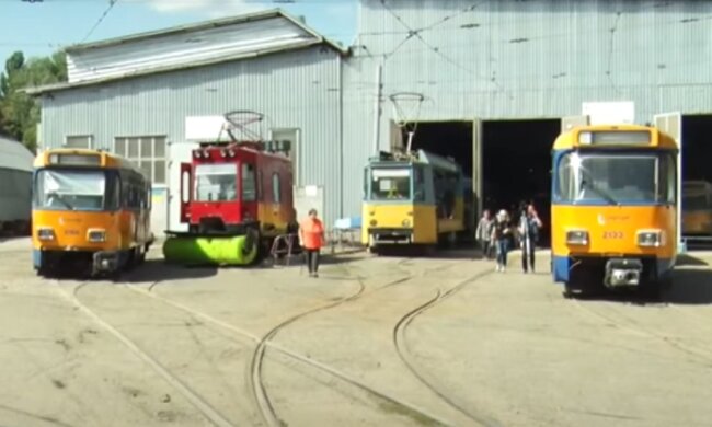 Днепр, трамваи