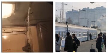 Вбудований "душ" від Укрзалізниці розлютив пасажирів, кадри: "Вагон замироточив"