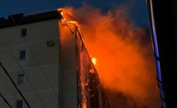 Пожар в многоэтажке Анапы