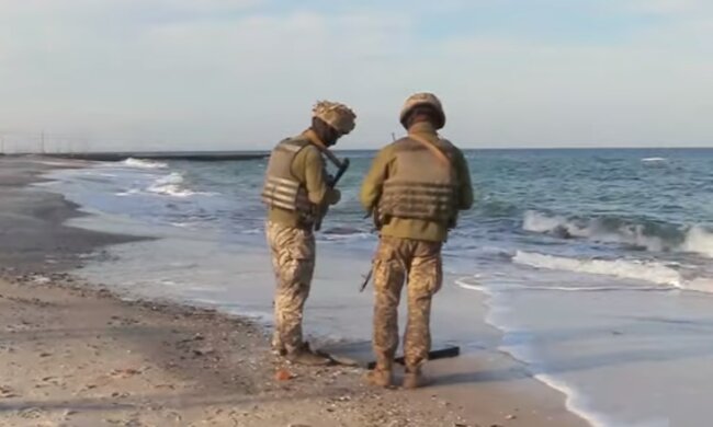 Одесса, пляж, военные, море