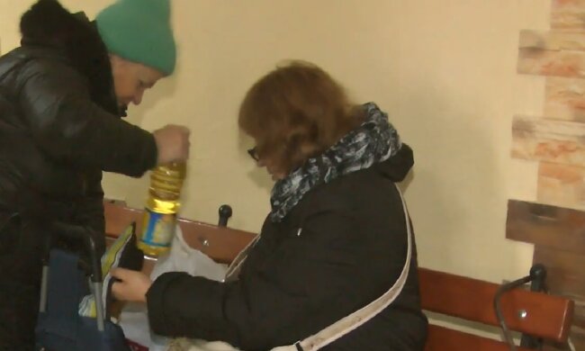 Бесплатные продукты для пенсионеров в Одессе